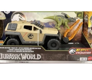 Jurassic World Mayhem Truck Set mit Einiosaurus Figur - Bild 1 von 22
