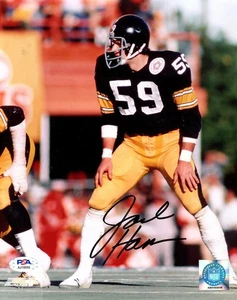Jack Ham Pittsburgh Steelers HOF'er & 4 x SB Champ signed 8x10 photo w/PSA COA - Picture 1 of 1