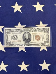 1934 Hawaii $20 Silver Certificate Xf/ AU Crisp - Picture 1 of 2