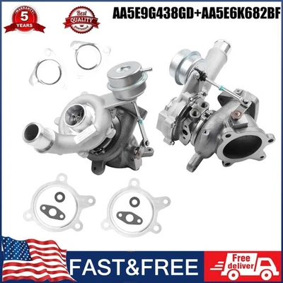 Turbocharger Set For 10-19 Ford Explorer Taurus Lincoln MKS MKT 3.5L RH&LH Turbo Foto 1 de 4