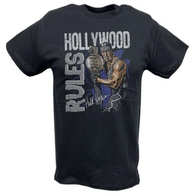 Camiseta negra Hollywood Hulk Hogan Rules Foto 1 de 4