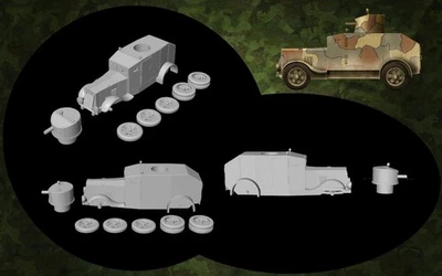 Kit maqueta para montar y pintar - Vehículo militar . Type 92 Osaka . 1/72 - Imagen 1 de 2