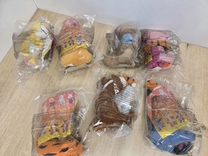 7 X McDonalds Happy Meal Toy 2000 Winnie The Pooh New And Sealed In Bag - Picture 1 of 6