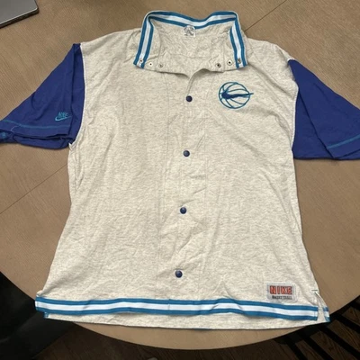 90s Vintage Nike Basketball Button Down Men’s Short Sleeve Shirt Size XL - Image 1 of 4