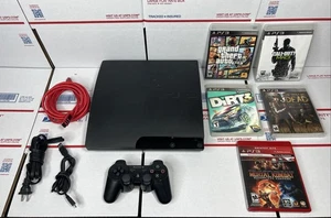Sony PlayStation 3 Slim 160GB PS3 BUNDLE w/ Games  SAME DAY SHIP - WARRANTY - Picture 1 of 6