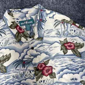 Big Dogs Vintage Men's Hawaiian 🌺 Button Down Short Sleeve Shirt 4X 100% Rayon - Picture 1 of 4