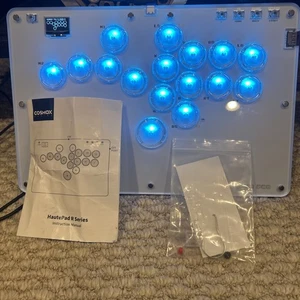 Cosmox Gaming Hautepad R16 Arcade Game Controller Clear NEW - Picture 1 of 18