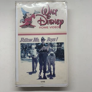 Disney Home Video Follow Me, Boys VHS Clamshell Fred Murray Color - Picture 1 of 7