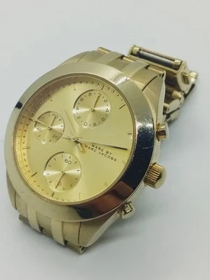 Marc By Marc Jacobs, Chronograph, Gold Tone, 36 mm, New Battery, Runs - Image 1 of 4