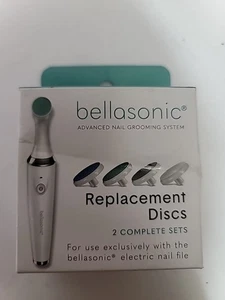 Discos de repuesto para juego de limas de uñas eléctricas recargables 4 en 1 Bellasonic - Imagen 1 de 3