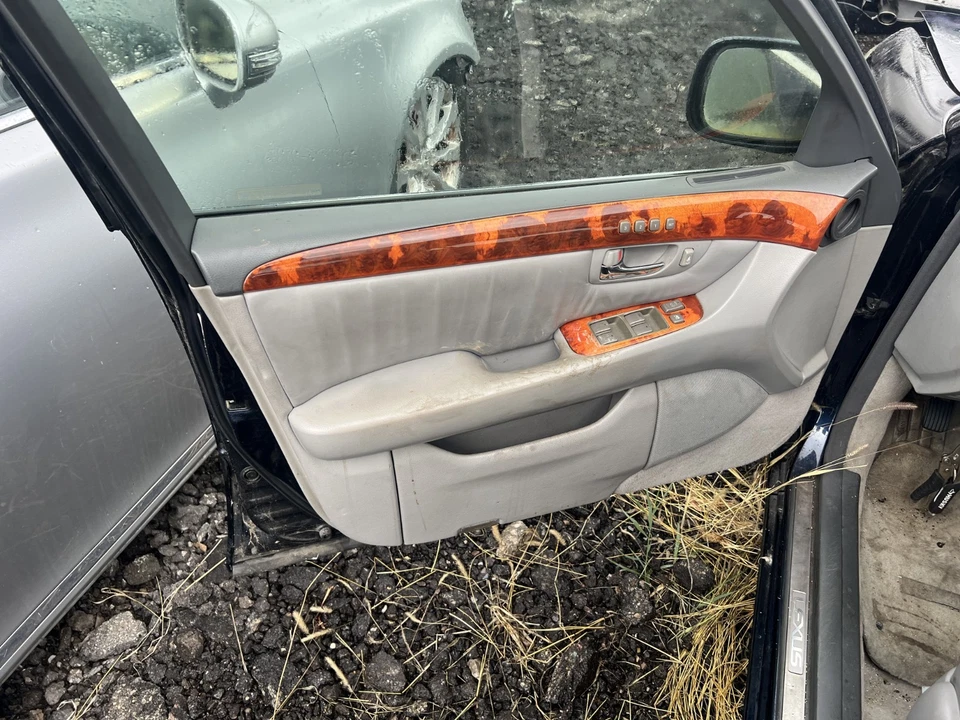 01-06 LEXUS LS430 CONDUCTOR DELANTERO LADO IZQUIERDO PUERTA PANEL TARJETA EMBELLECEDOR GRIS OEM Foto 1 de 1