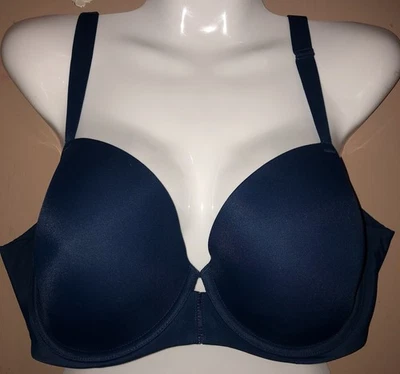Ambrielle Women Natural Shaping Zensational  Demi Blue Bra Size 40C - Image 1 of 4