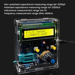 Inductance Capacitance Frequency Measurement Range High Definition LCD Display - Photo 1/25
