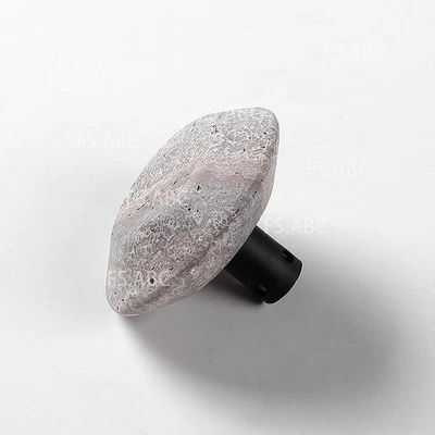 Natural marble door handles, suitable for glass doors, entry doors, wooden doors - Image 1 of 4