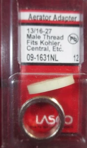 LASCO KOHLER BELÜFTER ADAPTER 13/16 -27 09-1631NL WASSERHAHN KÜCHE STECKER ZENTRAL - Bild 1 von 1