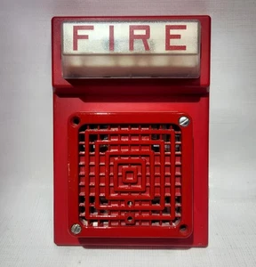 Simplex 2901‑9806 Vibratone Horn, 4903‑9101 Strobe Plate, Fire Alarm Horn Strobe - Picture 1 of 19