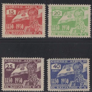 WC1_34476 EL SALVADOR. Colorido juego de aire 1930. Sc.C15-C18. MH-MLH - Imagen 1 de 1