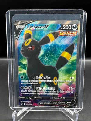 POKEMON!  EVOLVING SKIES!  UMBREON V!  ULTRA RARE!  FULL ART!  SPANISH!  188/203 - Image 1 of 2
