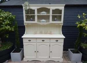 Welsh dresser / Sideboard / Buffet / Cupboard , Vintage, Pine, Restored - Picture 1 of 12