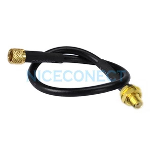 L5 Microdot 10-32UNF Male Plug to Female Jack RF Pigtail RG174 Cable Flaw sensor - Picture 1 of 1