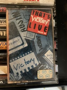 Victory *That's Live *cassette tape *VG+/NM *1988 *Rampage *R470847 *HEAVY METAL - Picture 1 of 7
