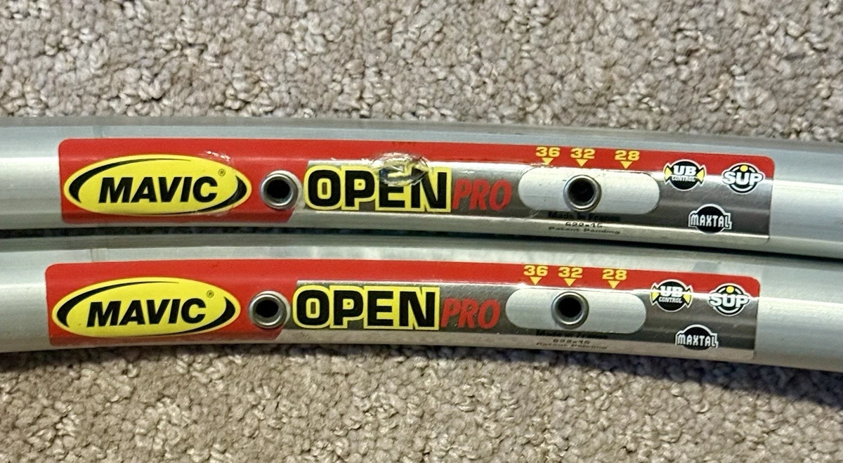 Mavic Open Pro Rims 700c x 15 32 Hole Clincher SUP UB Maxtal | eBay