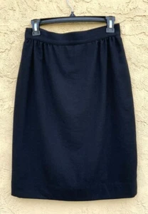 Vintage Lillie Rubin 100 % Wolle Bleistiftrock Größe 10 Taille 27" Karriere Corpcore - Bild 1 von 10