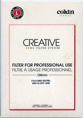 Cokin Soft-Edge Graduated Neutral Density Filter ND8 (3-Stop) for Size L (Z-Pro) - Image 1 of 4