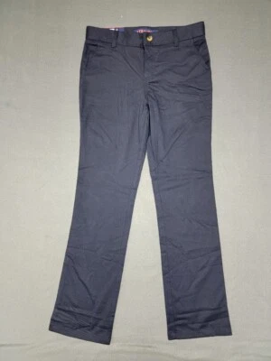 NUEVO CON ETIQUETAS~FRENCH TOAST Niños 14 AZUL MARINO Cintura Ajustable Calce Recto Uniforme Pantalones Foto 1 de 4