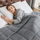  Weighted Blanket for Adults 12lbs 48"x 72" Twin Size 48" x 72" 12lb Dark Grey
