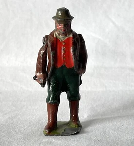 Brazo articulado Country Gent #18-942 juguete británico plomo pintado de colección usado - Imagen 1 de 11