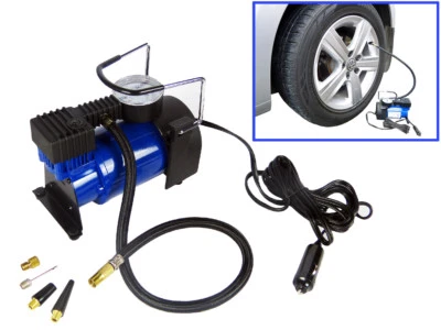 Hyfive® Heavy Duty Portable 12v Air Compressor Tyre Pump Car Van Tyre Inflator - Изображение 1 из 4