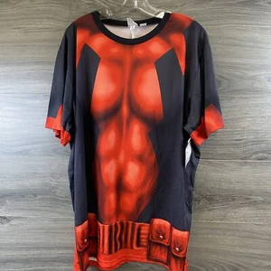 Marvel Comics Deadpool Mens Plus XXL T Shirt Daily Halloween Costume Style Shirt - Picture 1 of 6