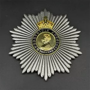 Clásica Medalla Imperio Indio Réplica Caballero Comandante Británico Insignia Medalla de Metal - Imagen 1 de 5