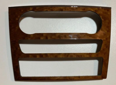 06-12 Mercedes Benz ML450 ML550 GL450 GL550 Borde de bisel de radio central de grano de madera Foto 1 de 4