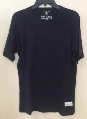 NEW WITH TAGS  ARTILECT BRAND BASE LAYER  SHORT SLEEVE  WOOL BLEND  BLACK SIZE S - Image 1 of 2