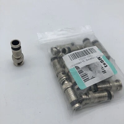 批量 15 BNC 公头转 RG59 压缩同轴连接器 适用于 CCTV 同轴电缆 批量 — 第 1/4 张图片