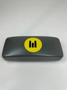 WILL I AM sun eye glasses case hard grey clamshell yellow inner - Foto 1 di 10