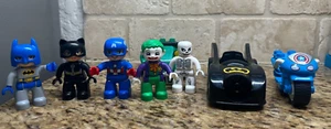 LEGO DUPLO Marvel Superhero Batman Car Joker Catwoman CAPTAIN AMERICA Figures - Picture 1 of 9