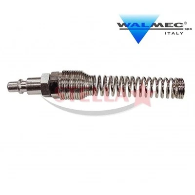 TUBO NYLON CON MOLLA 8/10 ASTURO WALMEC COMPRESSORE ARIA COMPRESSA RACCORDO