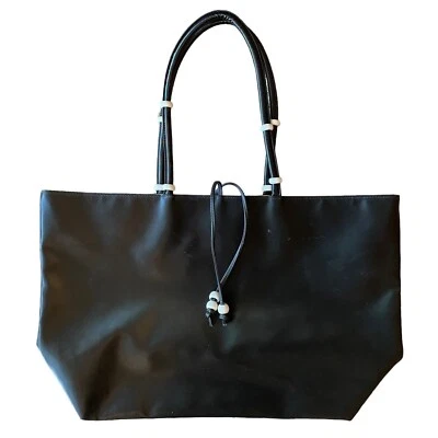 Givenchy Parfums Black and White Large Logo Tote Shoulder Beach Bag - Image 1 of 4