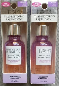 Set of 2 PHYSICIANS FORMULA SKIN BOOSTER VITAMIN SHOT TIME RESTORING - Picture 1 of 2