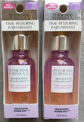 Set of 2 PHYSICIANS FORMULA SKIN BOOSTER VITAMIN SHOT TIME RESTORING - Image 1 of 2