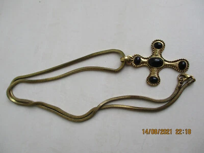 Ancien collier en style Art Déco antique jewelry necklace - Photo 1/4