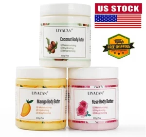 Shea Body Butter Soothes Dry Skin Moisturizer Smooth Rough Deep Hydration Cream - Picture 1 of 12