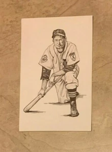 George Kell Detroit Tigers Postcard 1989 Ted Williams Thumper Litho Baseball - Picture 1 of 2