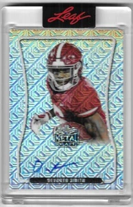Devonta Smith 2021 LEAF METAL NFL DRAFT ROOKIE AUTOGRAPH Alabama Eagles AUTO 1/1 - Picture 1 of 2