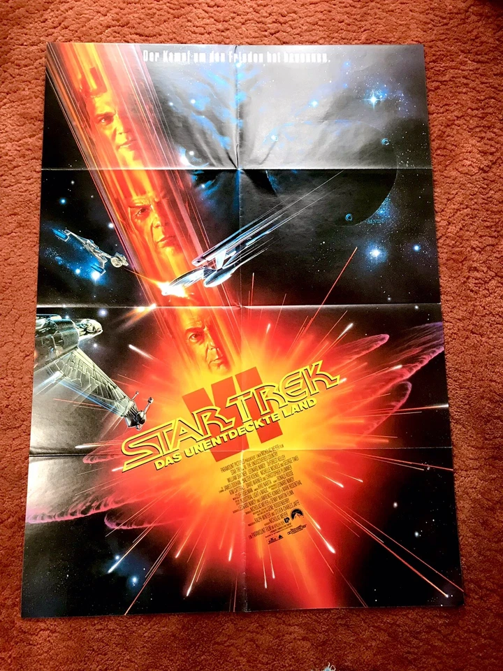 Star Trek 6 - Das unentdeckte Land Kinoplakat Poster A1, Enterprise, Shatner - Bild 1 von 1