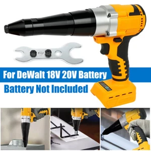 Brushless Rivet Gun Cordless Rivet Nut Gun For DeWalt 18V 20V Battery AU Stock - Picture 1 of 9