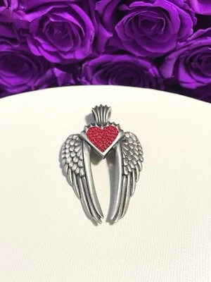 Colgante Bico 'Alas de Uriel' Pavé Alas de Ángel con Cristales Foto 1 de 4